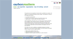 Desktop Screenshot of carbonmatters.nl